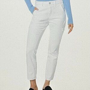 Paige Womens Jolie Stretch Denim Skinny Jeans in Crisp White Size 33